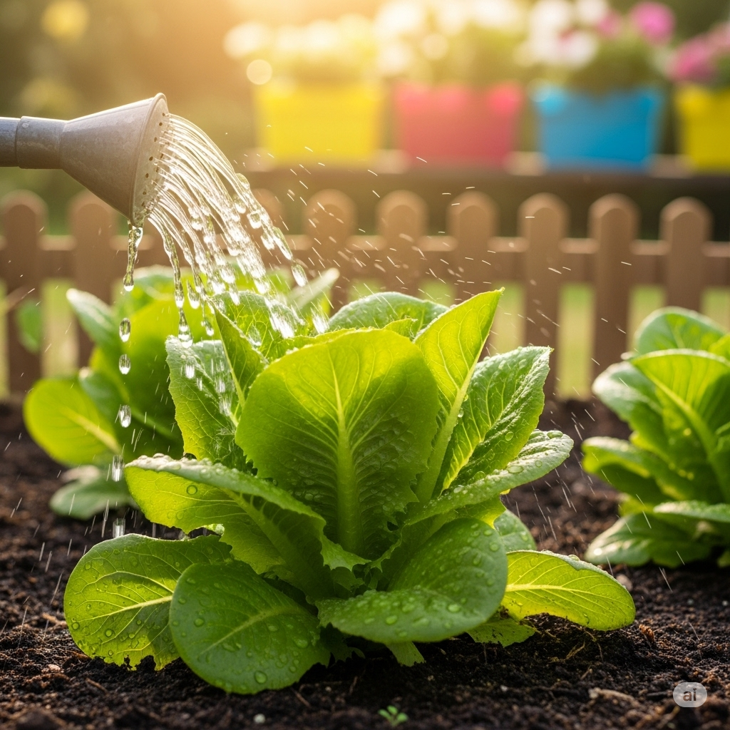 Lettuce Watering Tips to Prevent Root Rot - Home Garden Tips