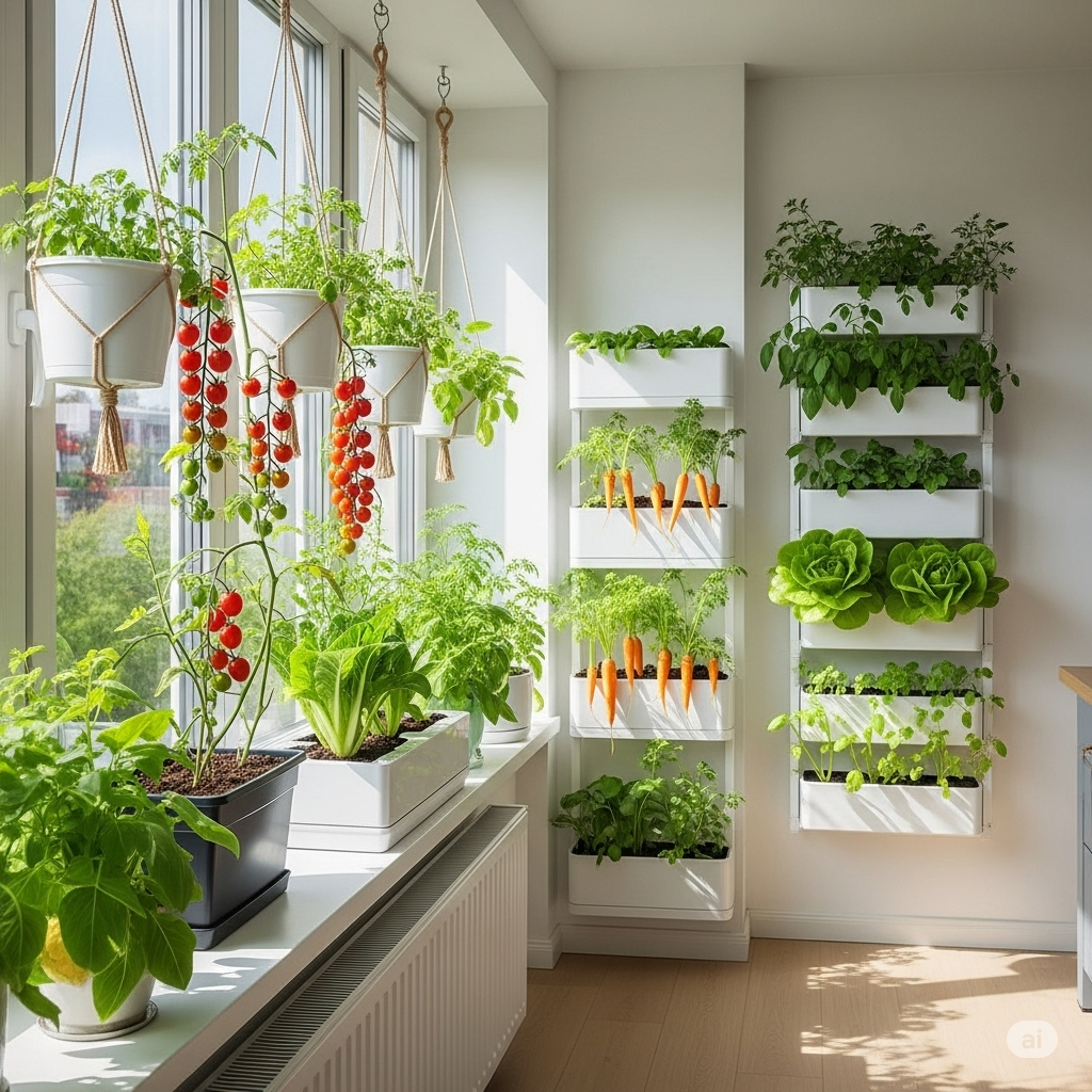 Image showcasing Top Wall-Mounted Planters for Small Spaces - Home Garden Tips