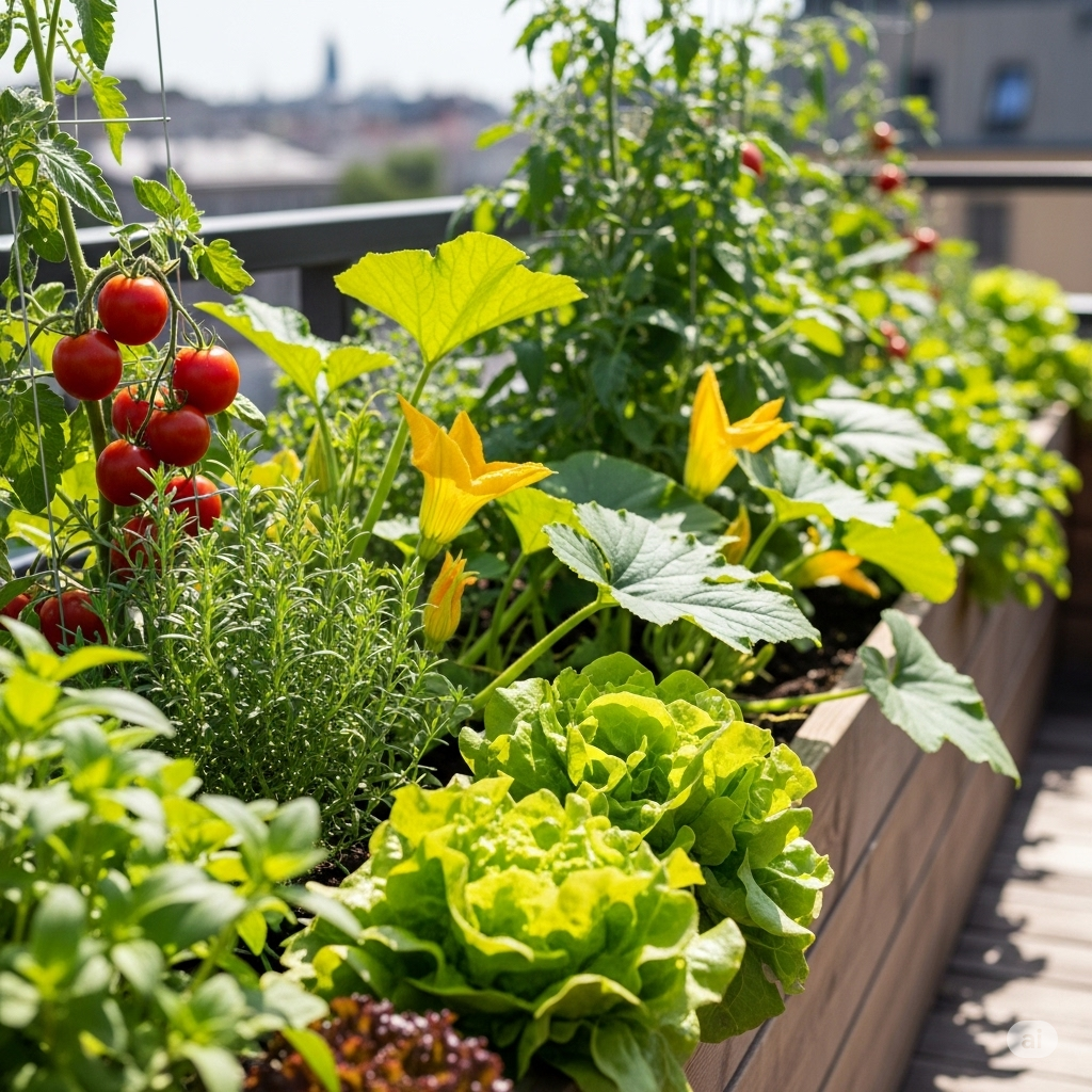 Grow Vegetables On Terrace
