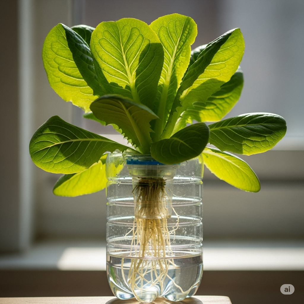 DIY Lettuce Propagation Bottles for Beginners - Home Garden Tips