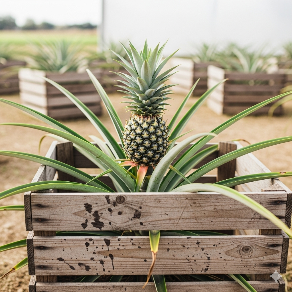 Growing Pineapples In Crates At Home Home Garden Tips 