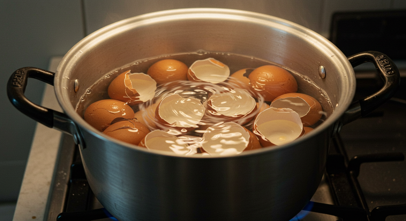 Boil eggshells in a pot: you'll save a lot of money - Home Garden Tips