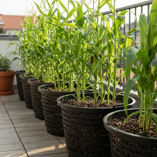 Growing Corn On The Terrace How To Grow Corn At Home For Beginners