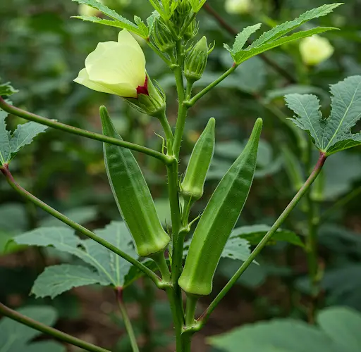 Plant Okra at Home in 1 Minute – See How! - Home Garden Tips