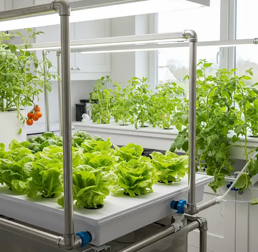Growing Hydroponic Vegetable Garden at Home - Easy for Beginners - Home ...