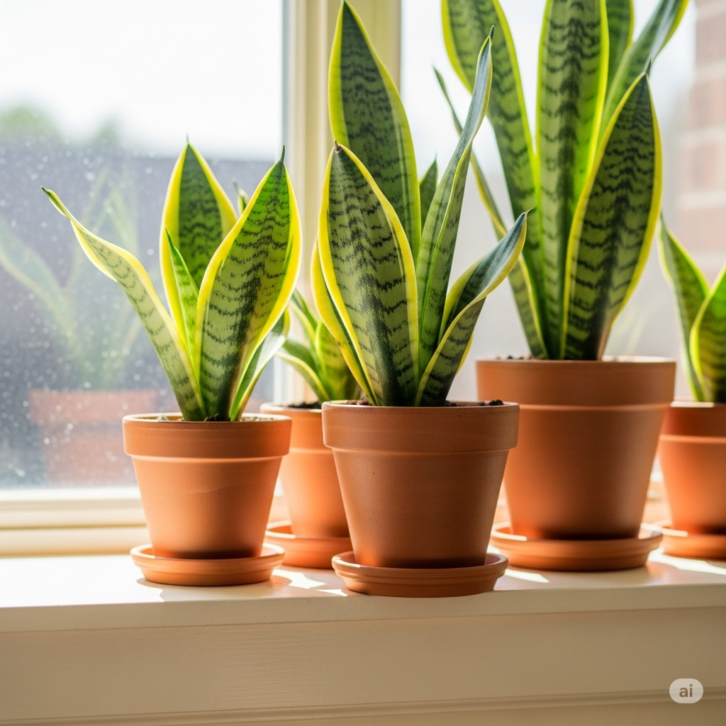 How to germinate snake plant in containers on your sunny windowsill ...