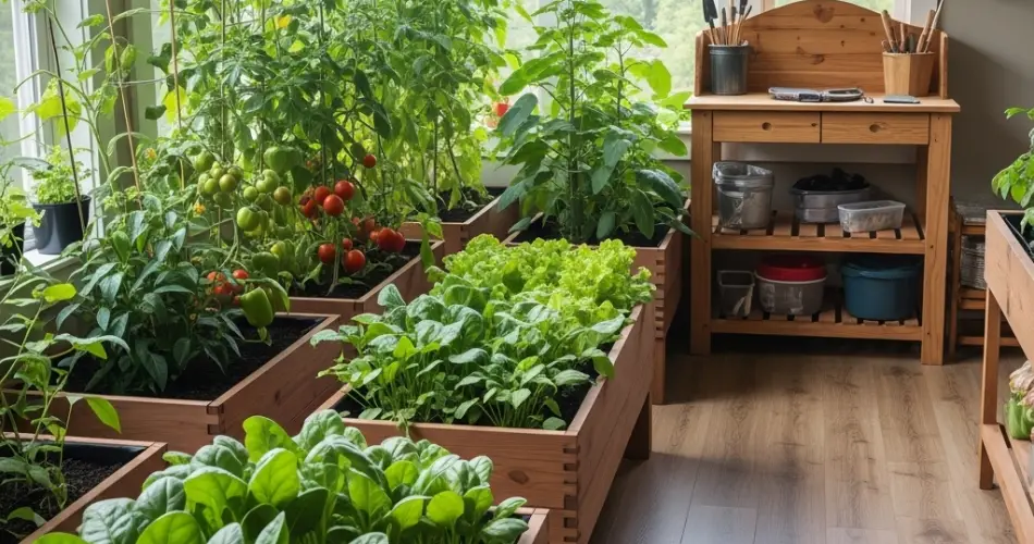 How to Grow Vegetables Indoors All Year Round - Home Garden Tips