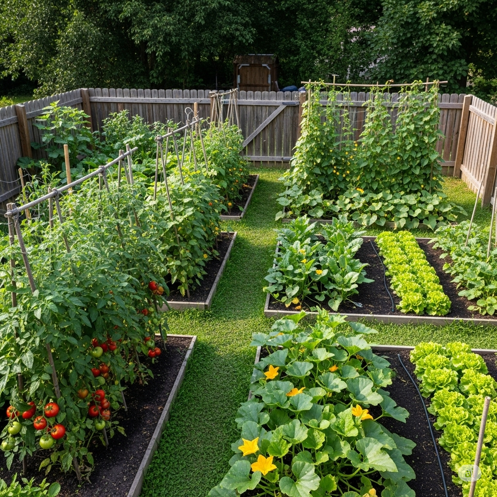 Your Edible Oasis: Creating a Productive Backyard Vegetable Garden ...