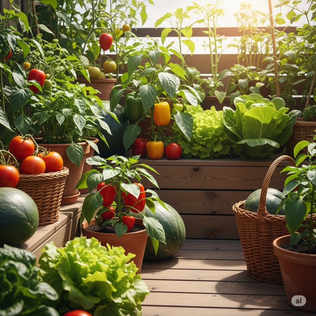 Top 10 Vegetables That Thrive on a Terrace - Home Garden Tips
