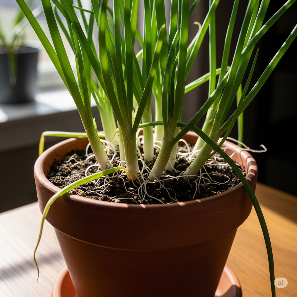 How to Regrow Scallions in a Pot of Water or Soil - Home Garden Tips