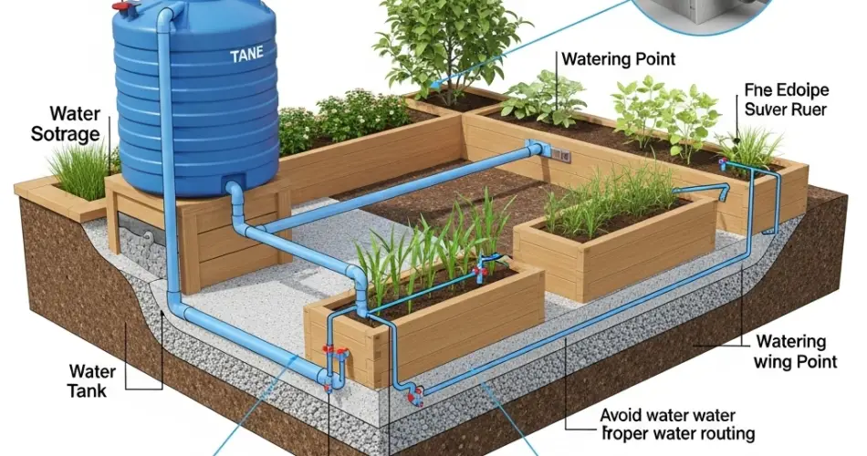 Watering And Drainage Tips For Terrace Gardeners Home Garden Tips watering-and-drainage-tips-for-terrace-gardeners-home-garden-tips