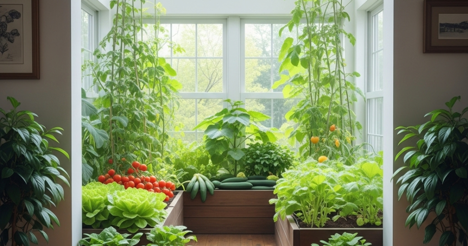 Indoor Vegetable Gardening for Beginners: A Simple Guide - Home Garden Tips