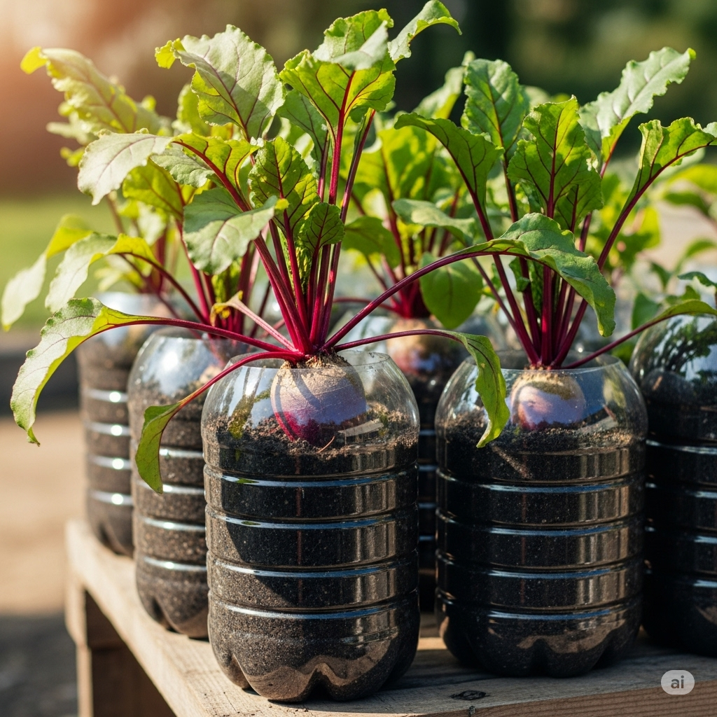 How to Grow Beetroots in Plastic Bottles - Home Garden Tips