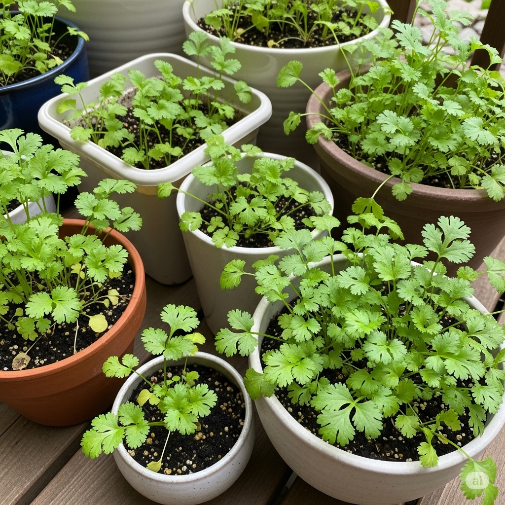 Cilantro in Containers: Fresh Flavor at Your Fingertips - Home Garden Tips