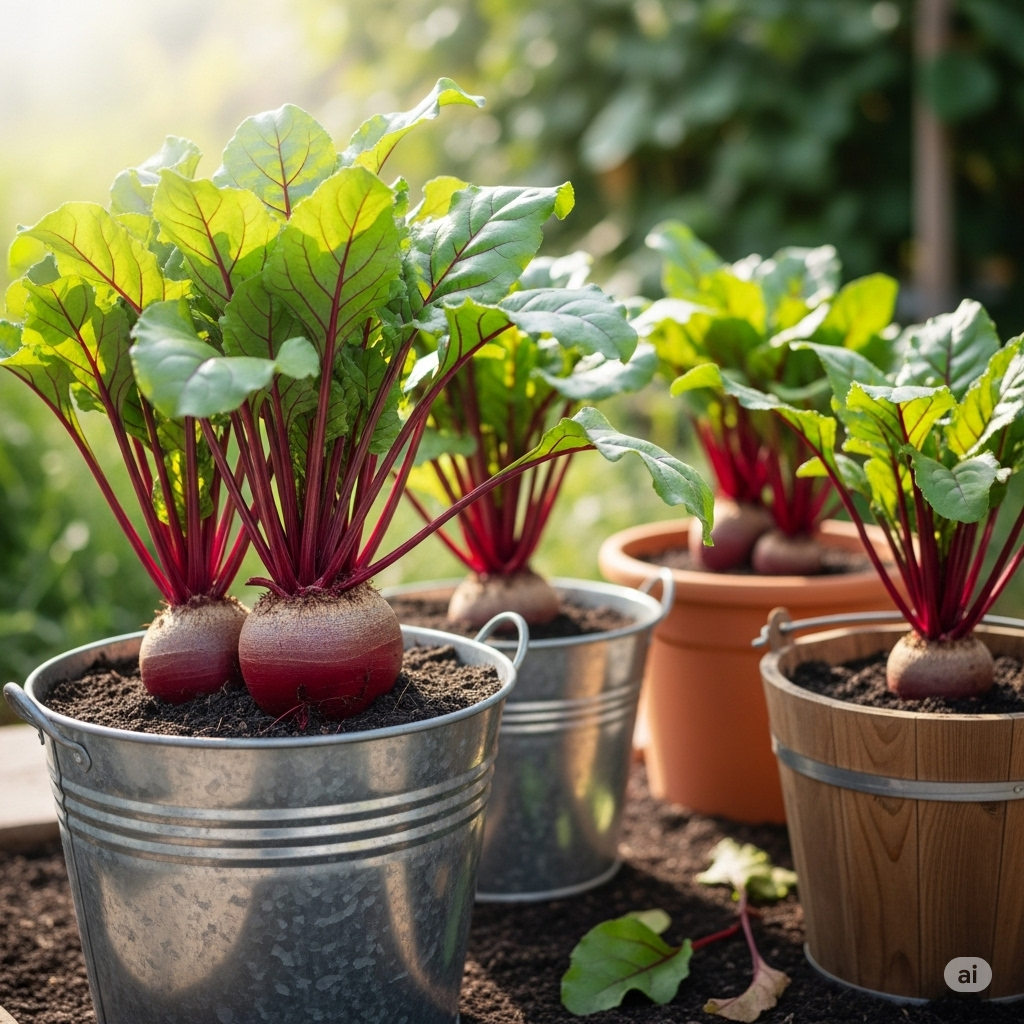 How to Grow Beetroots at Home in Buckets - Home Garden Tips