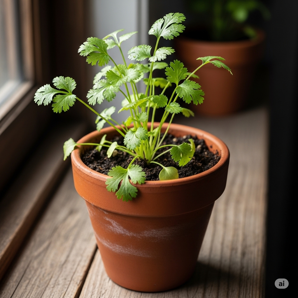 Easy Cilantro Gardening in Small Pots - Home Garden Tips