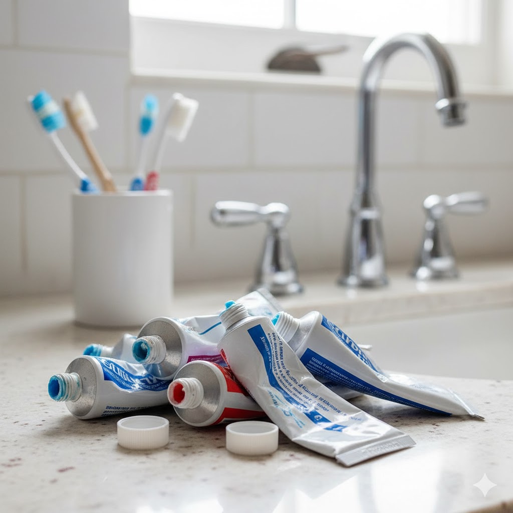 Don't throw away toothpaste tubes: if you do this, you won't be able to ...