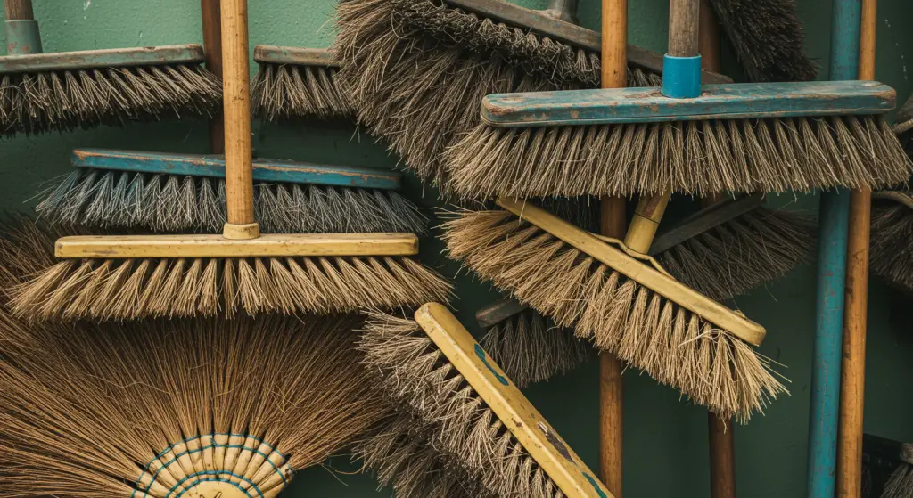 Broom In Use Throwing away old brooms is a mistake: 7 brilliant ways to reuse them ...