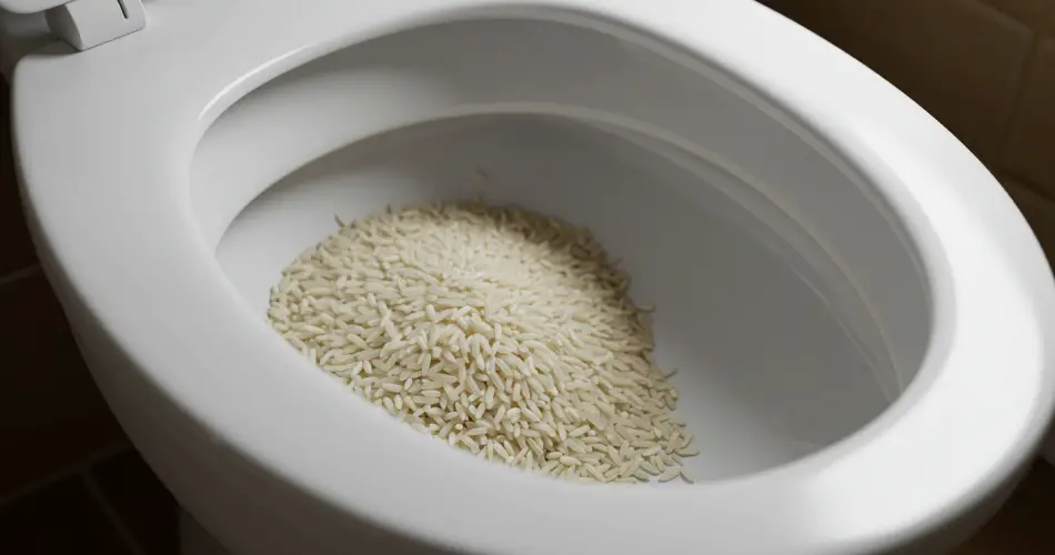 A handful of rice in the bathroom: what happens a few seconds later ...